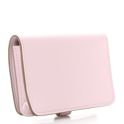 Hermes Evercolor Dogon Card Case Mauve Pale 3 of 8