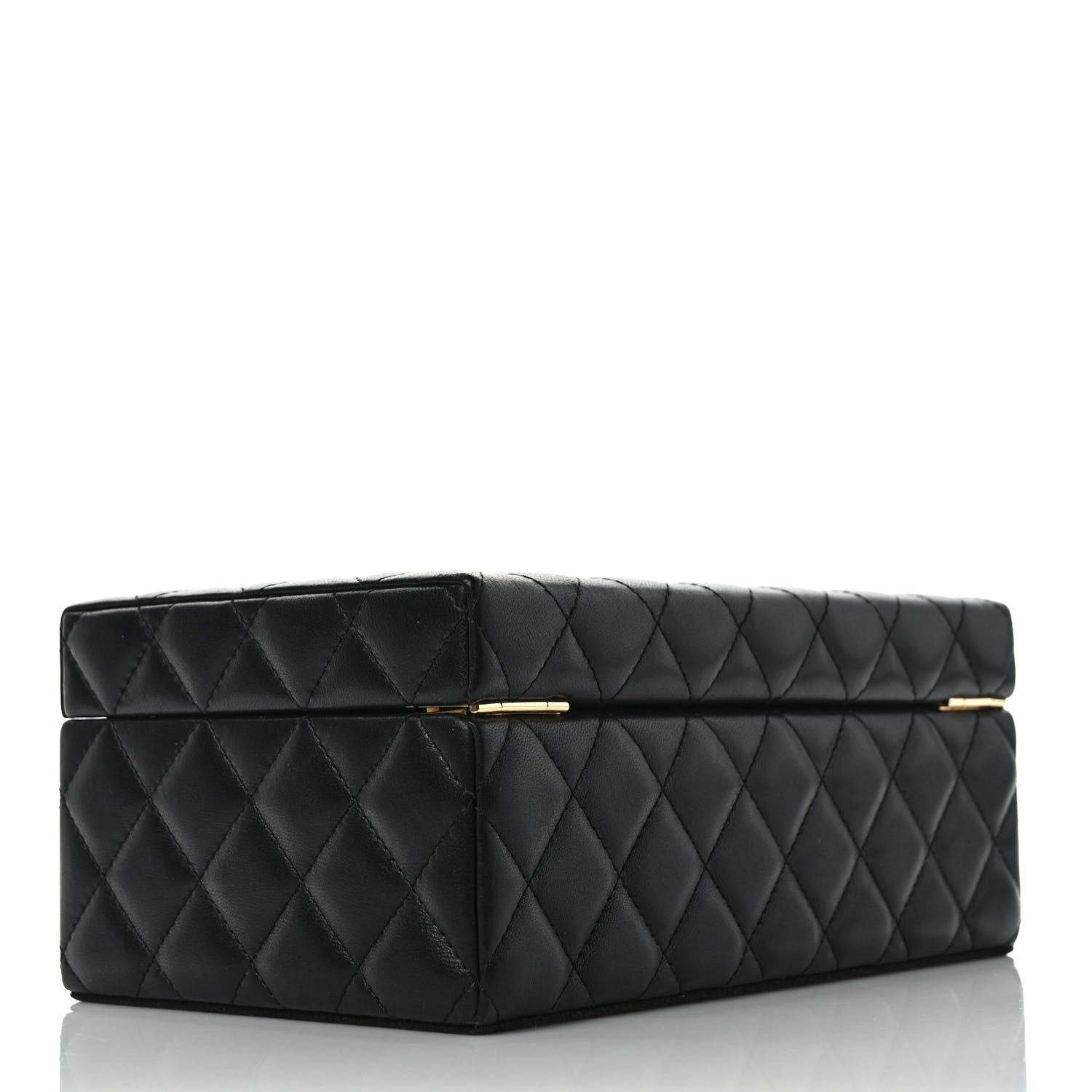 Chanel Lambskin Small Jewelry Box Black 3 of 7