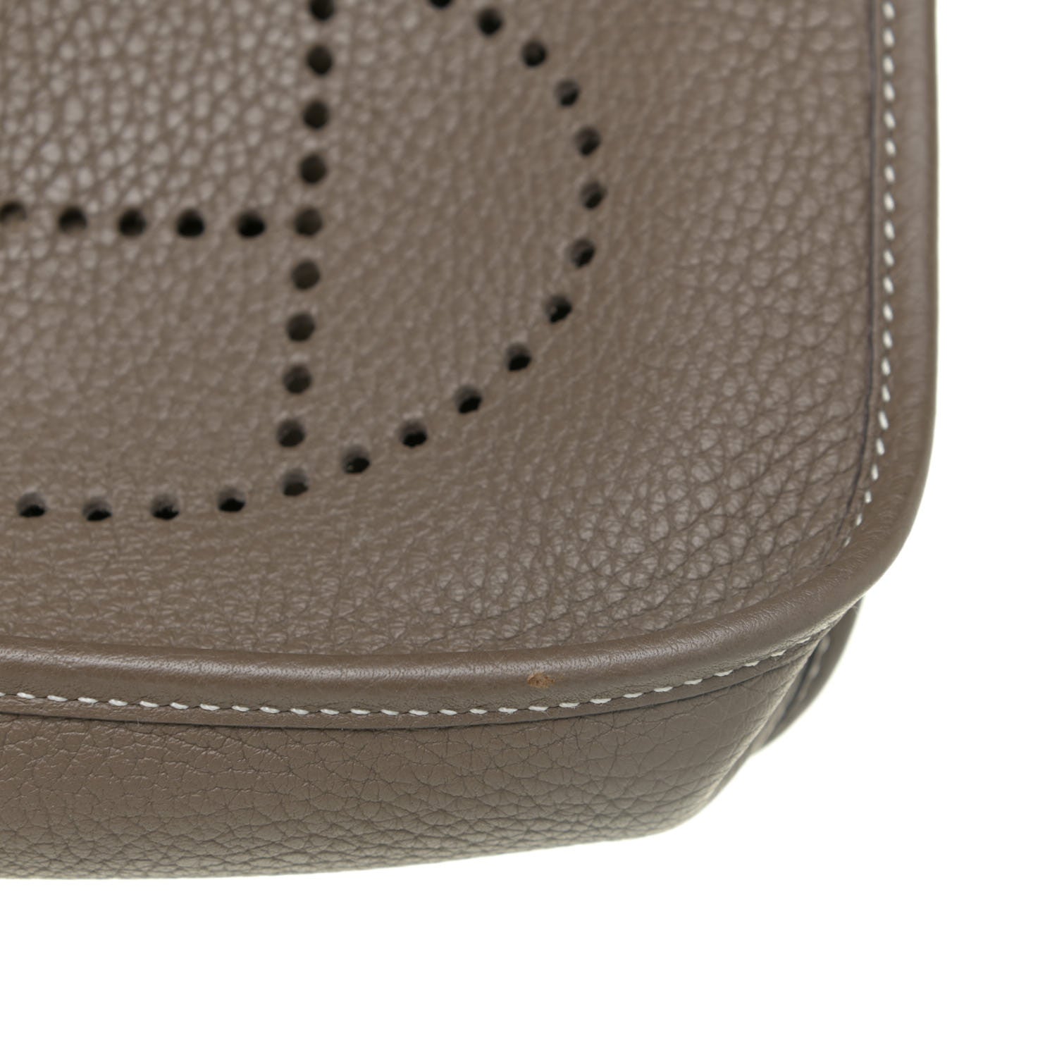 Hermes Taurillon Clemence Amazone Evelyne TPM Etoupe Bleu Indigo 11 of 12