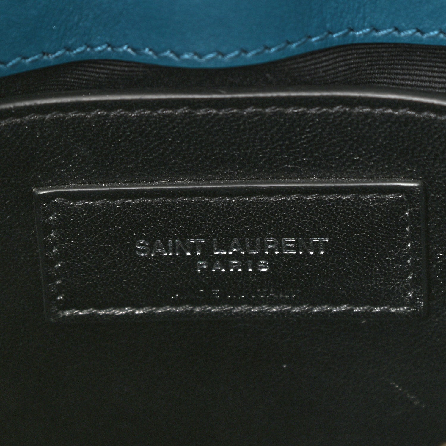 Saint Laurent Calfskin Y Quilted Monogram Small Loulou Chain Satchel Green 7 of 11