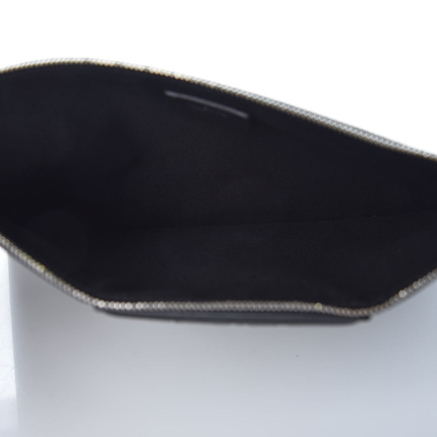Sugar Goatskin Large Antigona Pouch Black