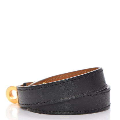 Hermes Chamonix Kelly Double Tour Bracelet S Black 3 of 7