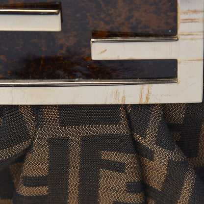 Fendi Zucca Patent Mia Hobo Tobacco 14 of 15