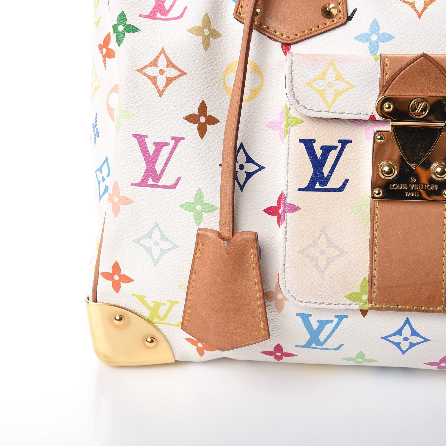 Louis Vuitton Monogram Multicolor Speedy 30 White 14 of 18