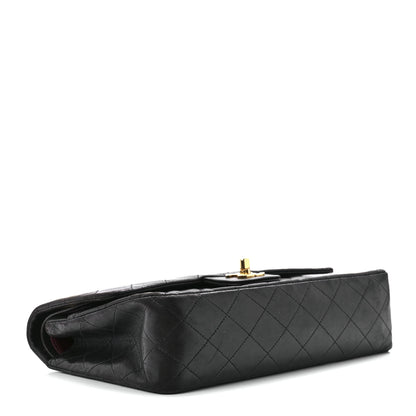 Chanel Lambskin Quilted Medium Double Flap Black 4 of 12