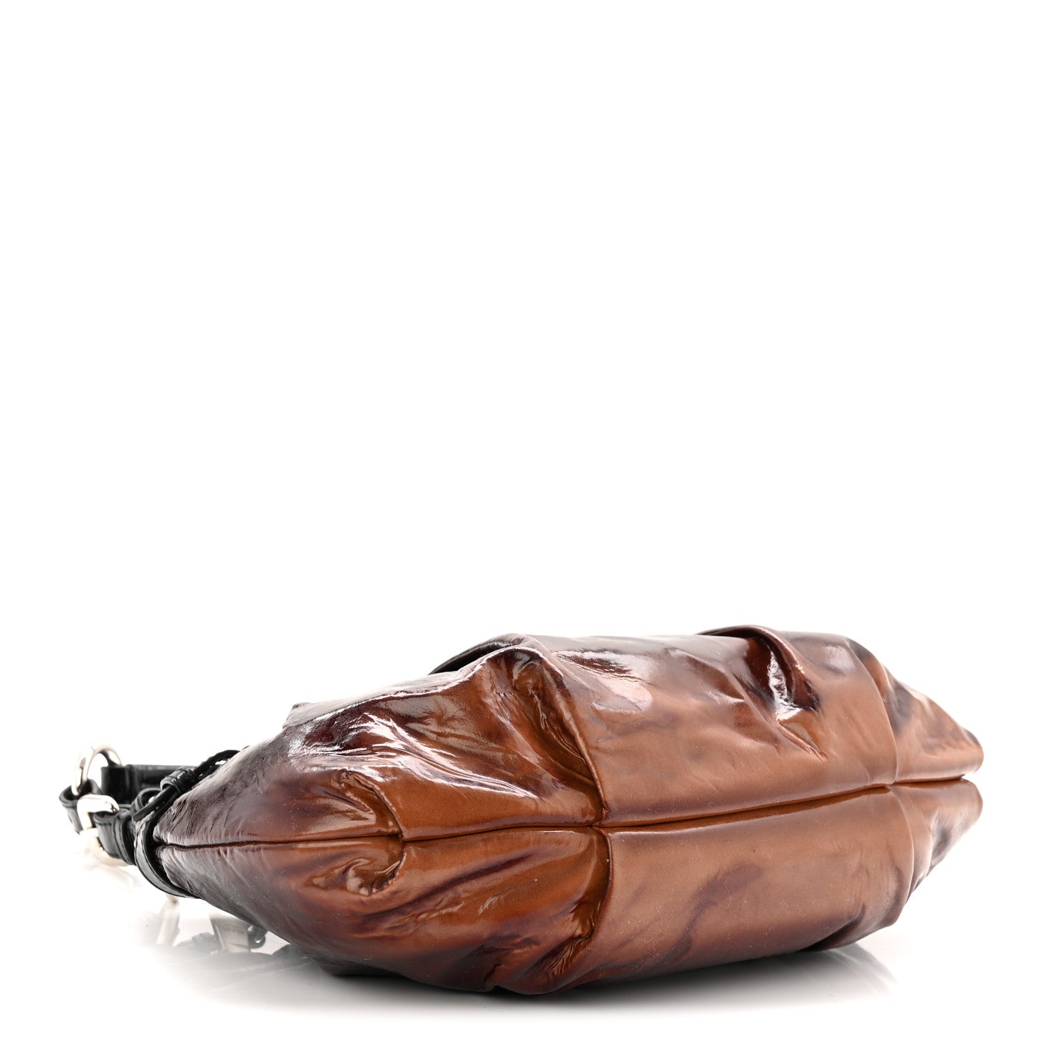 Prada Vernice Sfumata Shoulder Bag Black Nudo 4 of 9