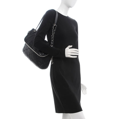 Chanel Calfskin Expandable Flap Black 2 of 7