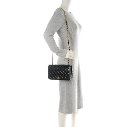 Chanel Lambskin Quilted Small Single Flap Black 2 of 9