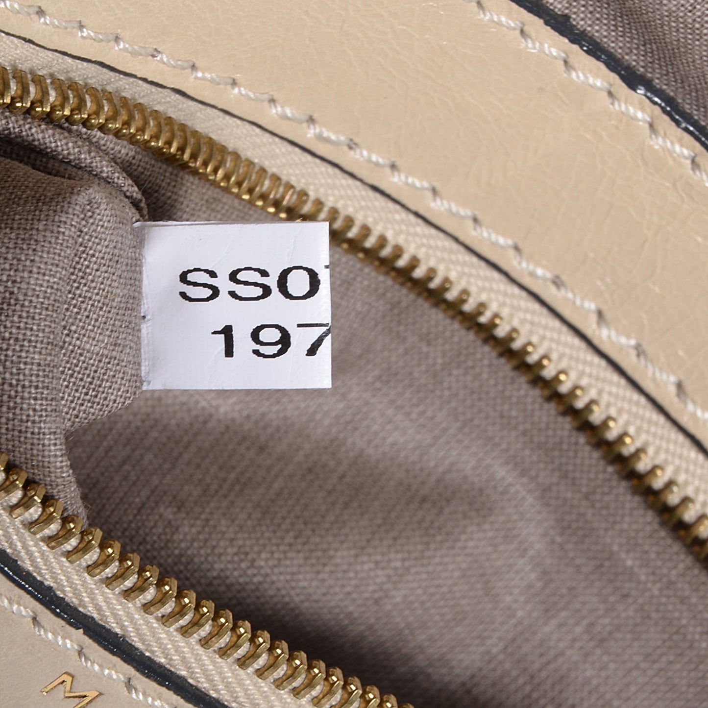 Calfskin Patchwork Little Stam Beige