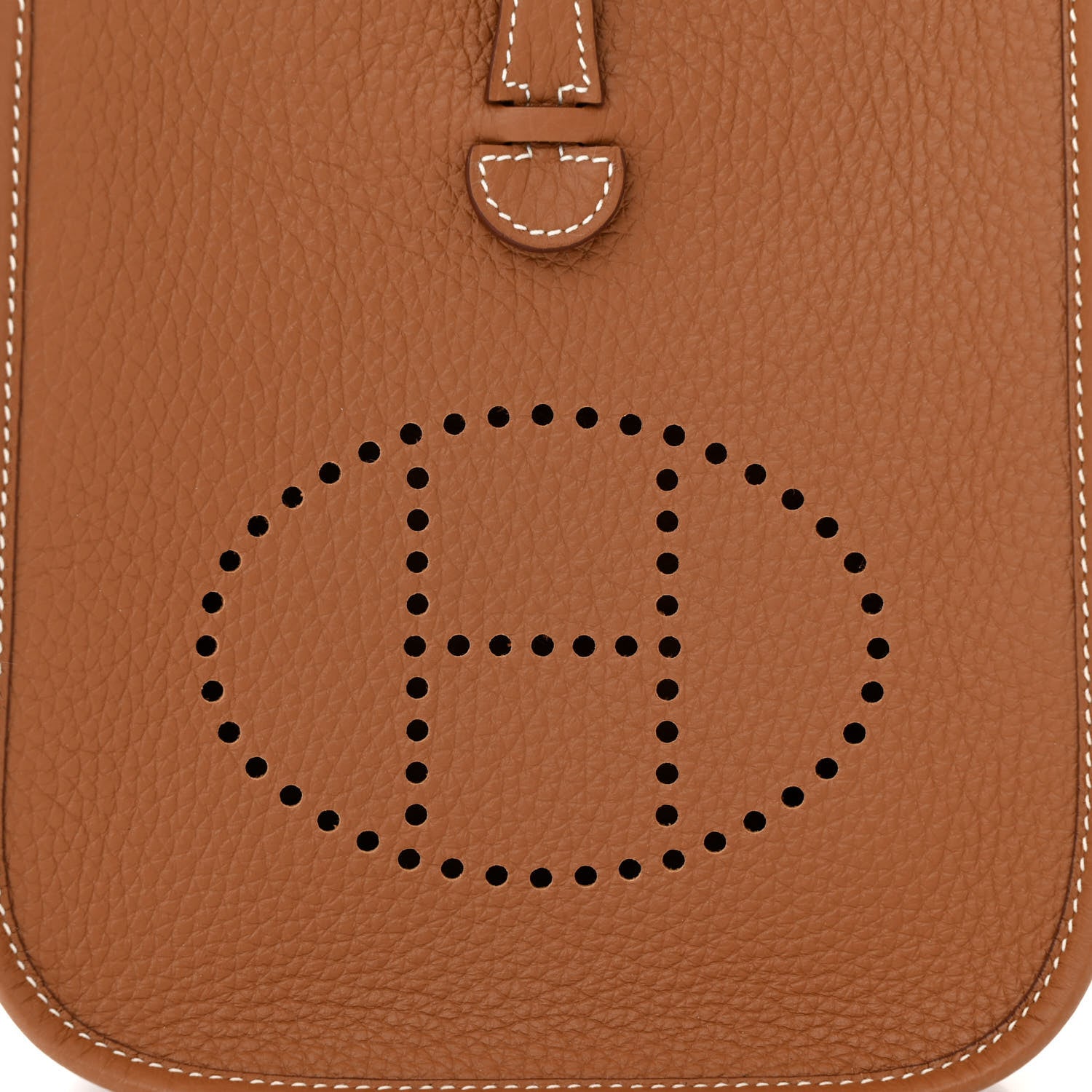Hermes Taurillon Clemence Evelyne TPM Gold 8 of 11