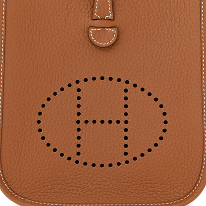 Hermes Taurillon Clemence Evelyne TPM Gold 8 of 11