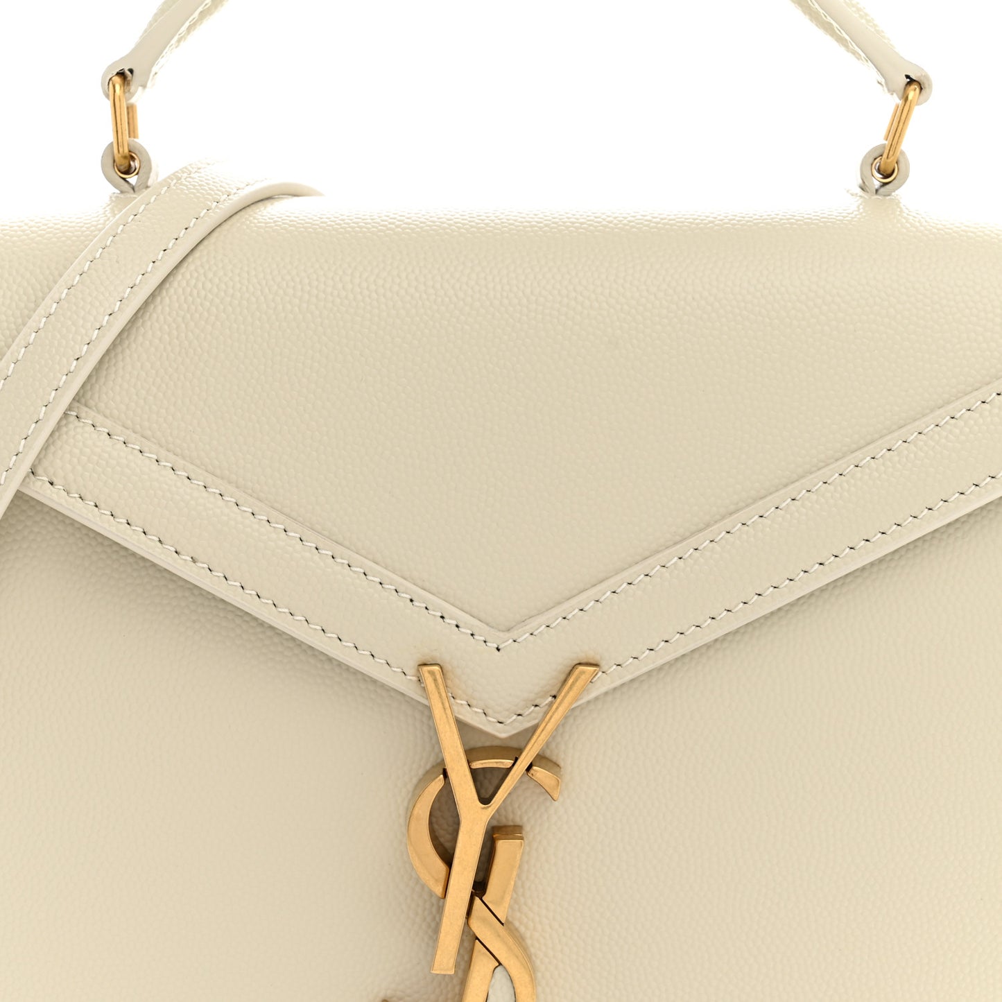Grain de Poudre Mini Classic Monogram Cassandra Top Handle Vintage White