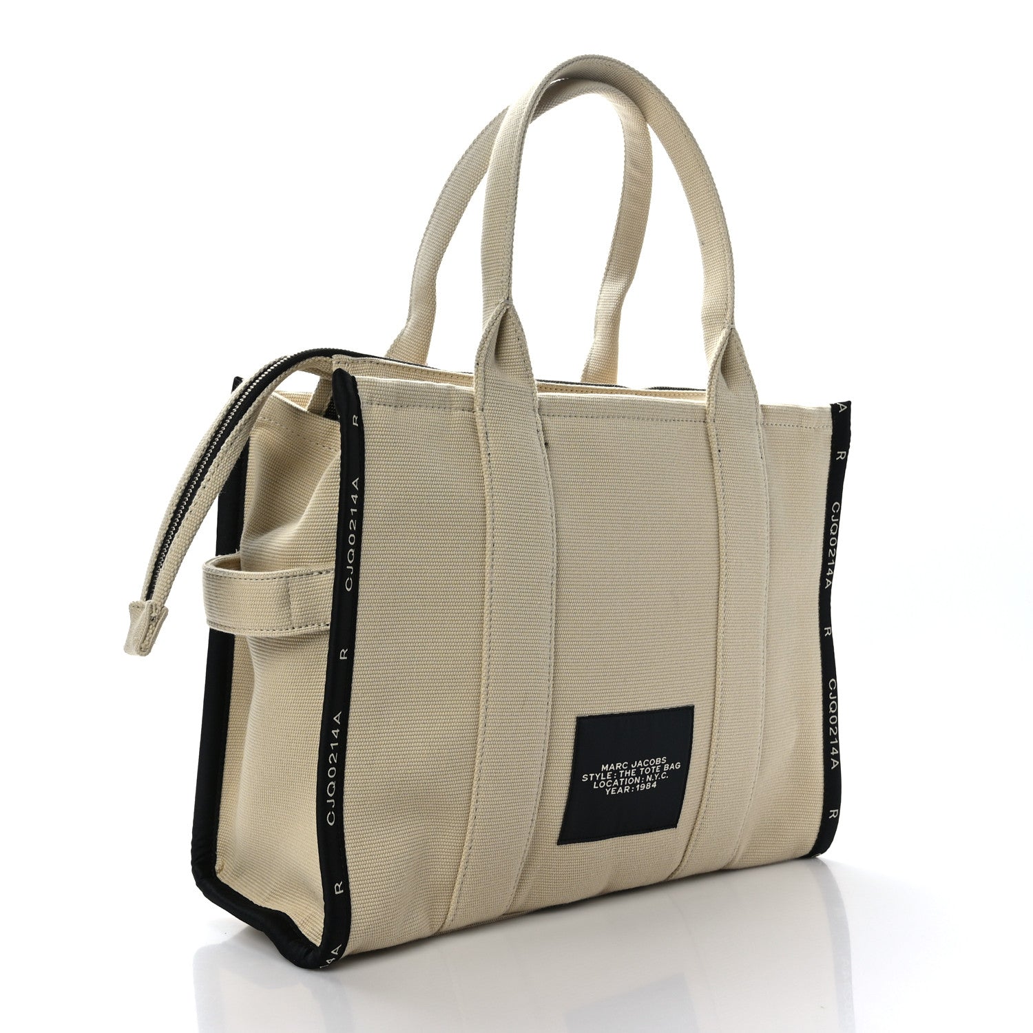 Marc Jacobs Jacquard Large The Traveler Tote Bag Warm Sand 5 of 8
