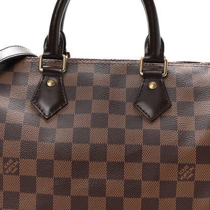 Louis Vuitton Damier Ebene Speedy Bandouliere 25 7 of 10