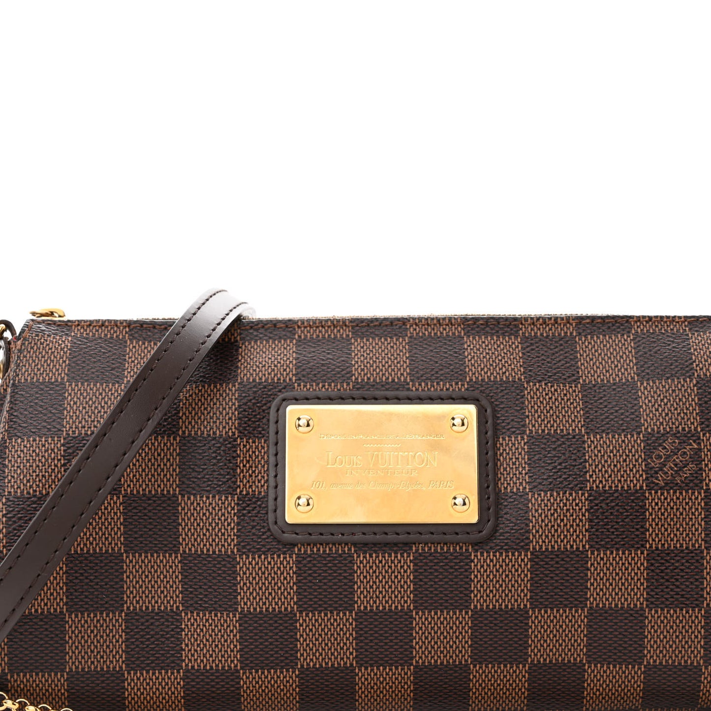 Damier Ebene Eva Clutch