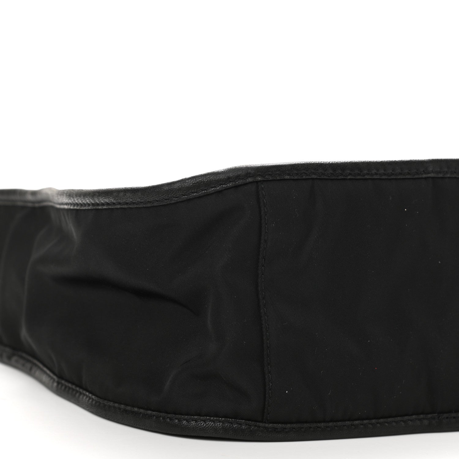 Prada Tessuto Nylon Saffiano Hobo Black 9 of 10
