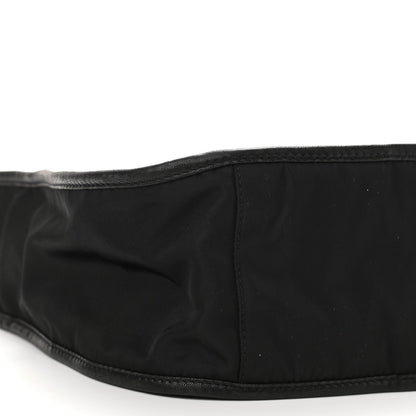 Prada Tessuto Nylon Saffiano Hobo Black 9 of 10
