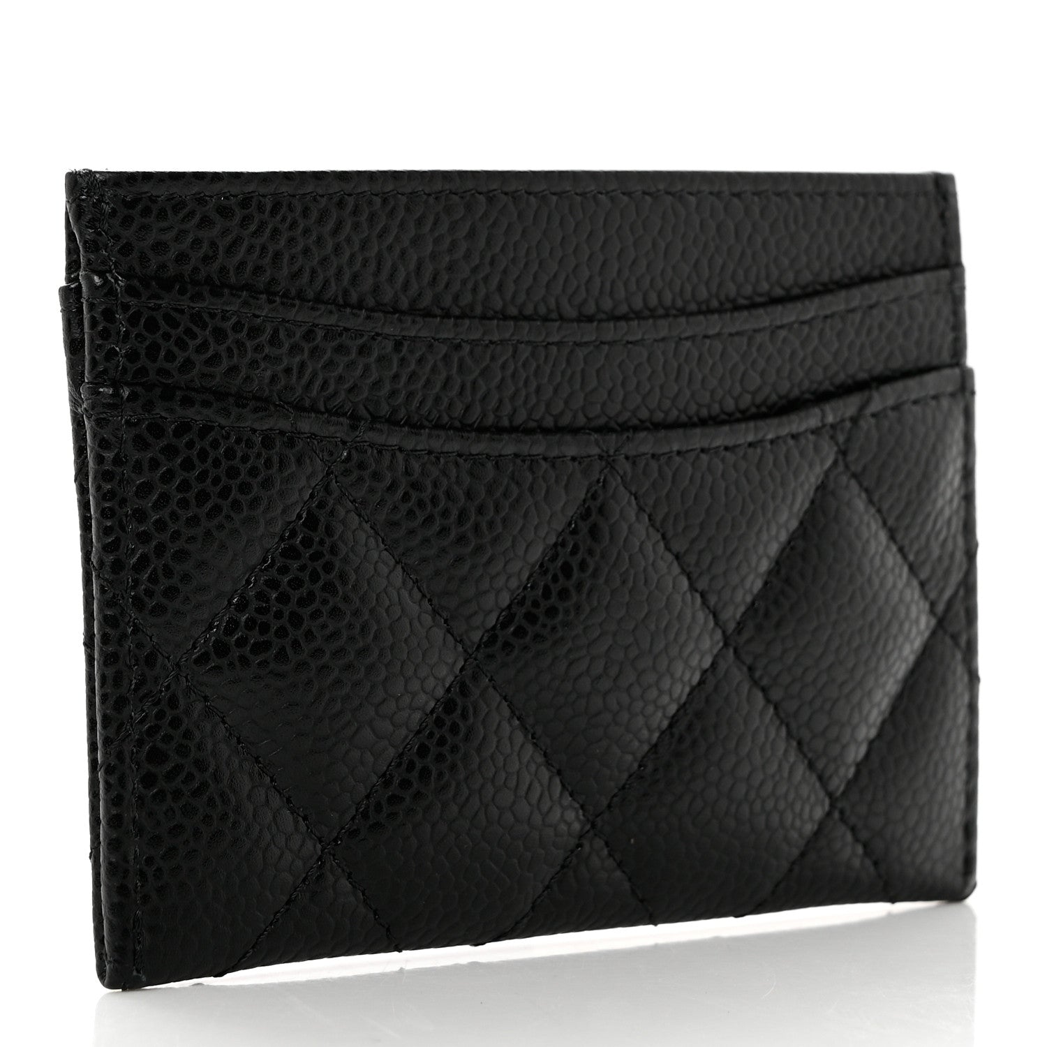 Chanel Caviar Quilted Card Holder Black 2 of 9