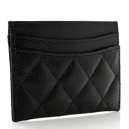 Chanel Caviar Quilted Card Holder Black 2 of 9