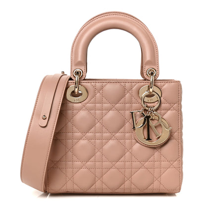 Christian Dior Lambskin Cannage Small My ABCDior Lady Dior Fard 1 of 11