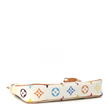 Louis Vuitton Monogram Multicolor Pochette Accessories White 3 of 7