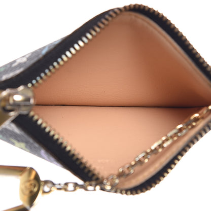 Louis Vuitton Monogram Multicolor Key Pouch Black 5 of 9