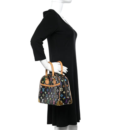Louis Vuitton Monogram Multicolor Trouville Black 2 of 10