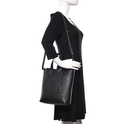 Saint Laurent Calfskin Toy Shopping Tote Black 2 of 10