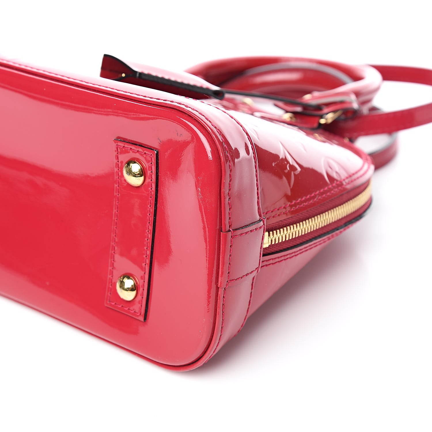 Louis Vuitton Vernis Alma BB Rose Indien 8 of 10