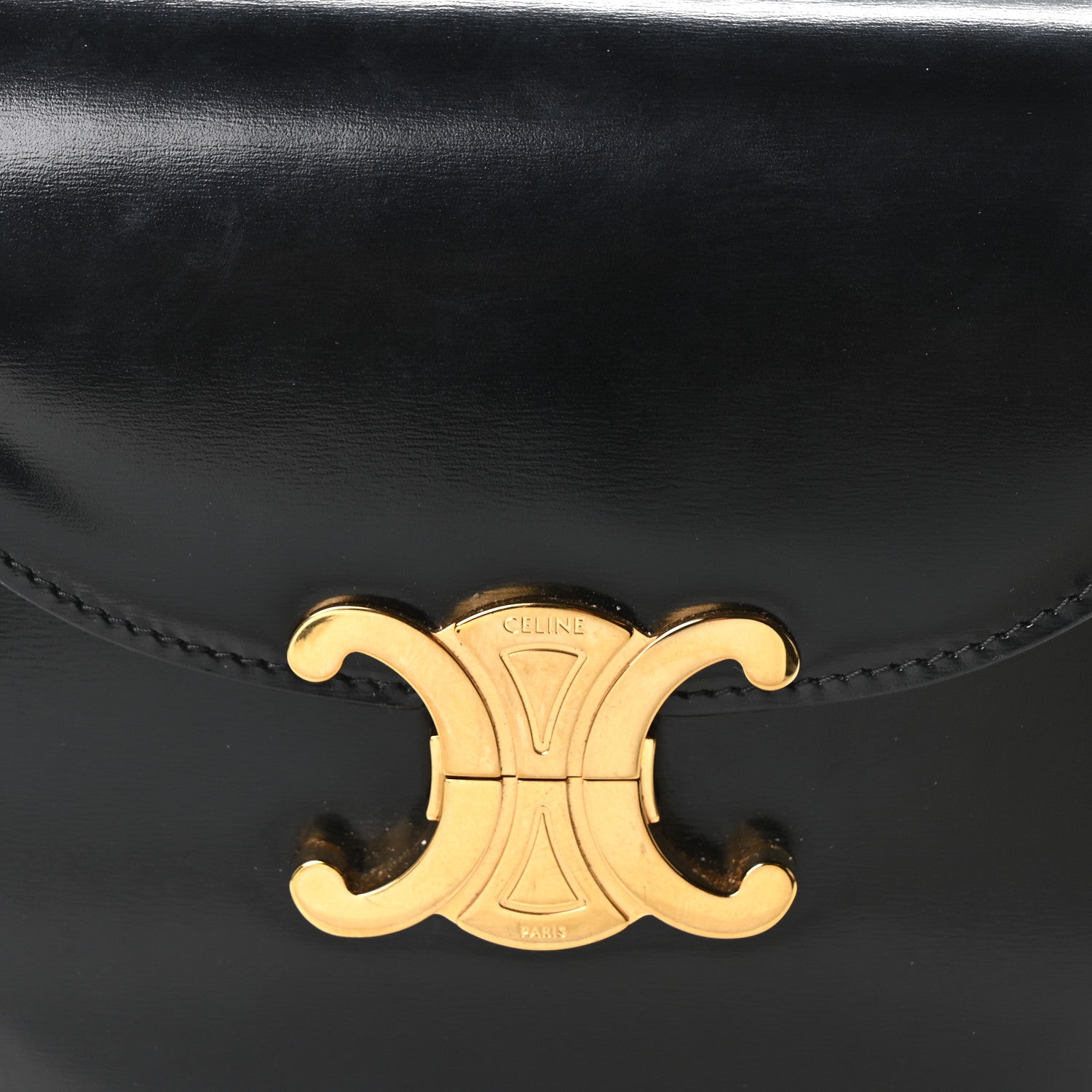Celine Shiny Calfskin Teen Besace Black 8 of 10