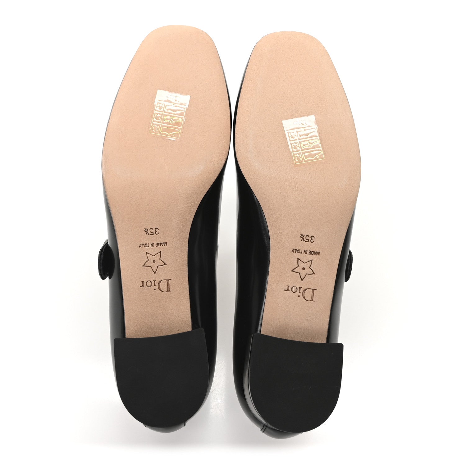 Christian Dior Brushed Calfskin Uniform 30mm Pumps 35.5 Black 6 of 10
