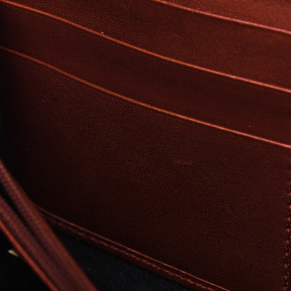 Gucci Metallic Microguccissima Sukey Zip Around Wallet Burnt Orange 9 of 17