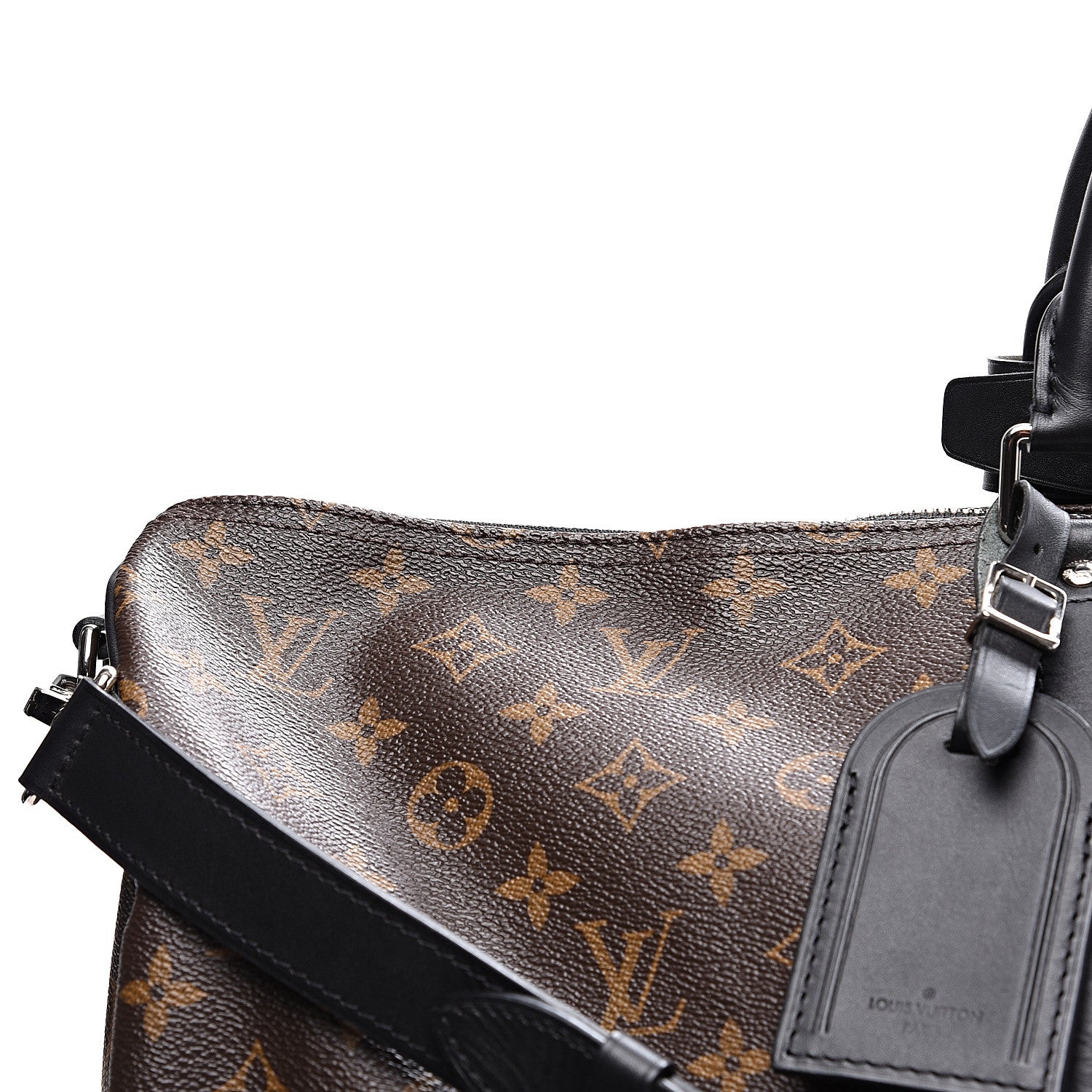 Louis Vuitton Monogram Macassar Keepall Bandouliere 55 13 of 14