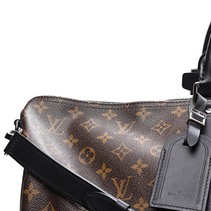 Louis Vuitton Monogram Macassar Keepall Bandouliere 55 13 of 14