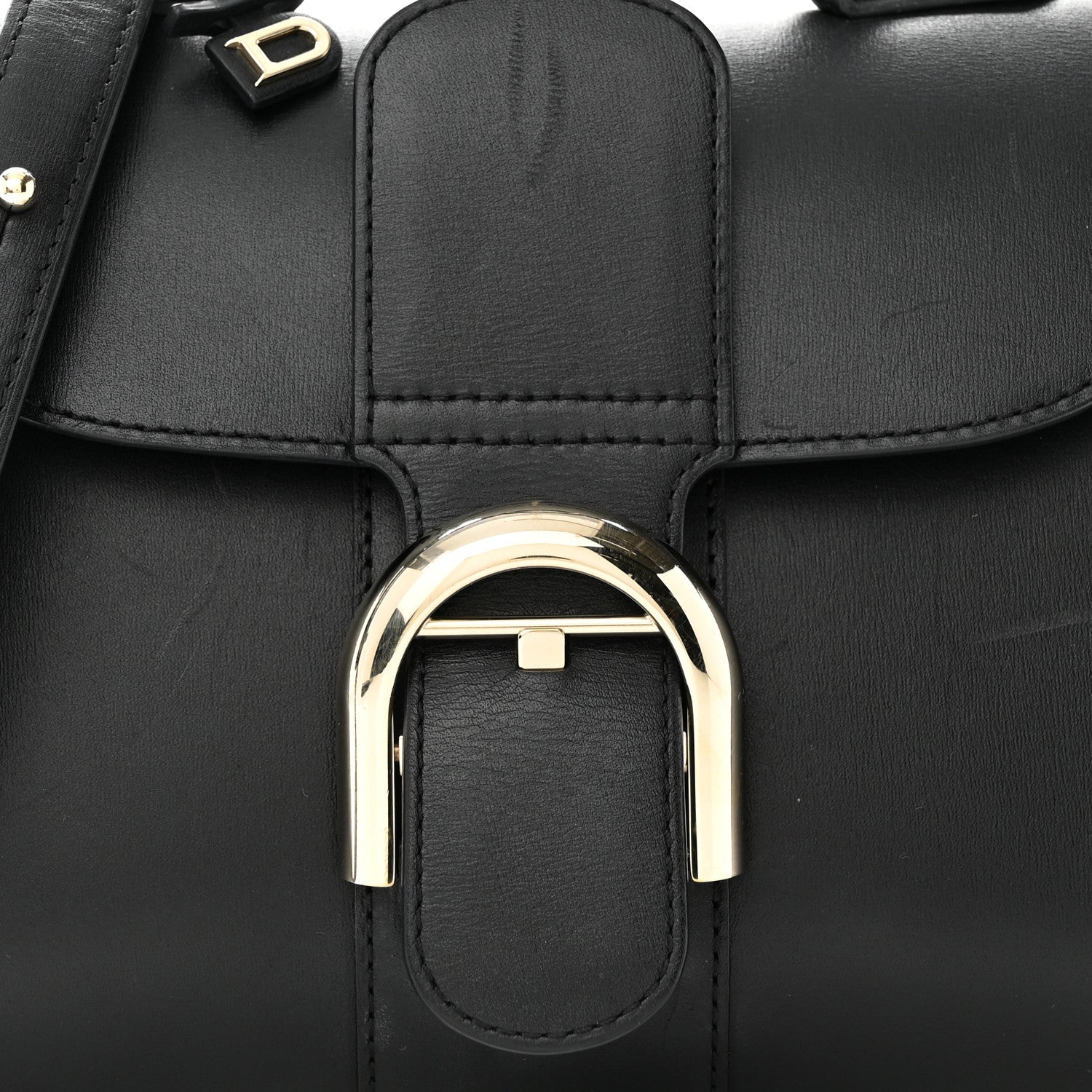 Delvaux Box Calfskin Mini Brillant Satchel Black 8 of 12