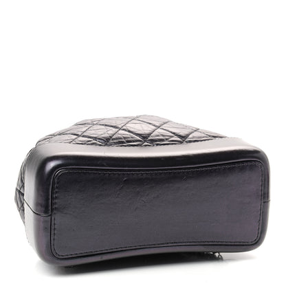 Chanel Aged Calfskin Quilted Small Gabrielle Backpack Black 3 of 8