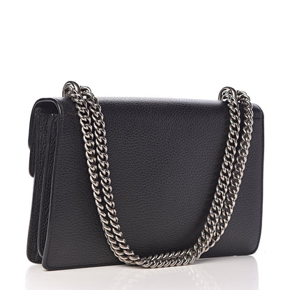 Gucci Pebbled Calfskin Small Dionysus Shoulder Bag Black 3 of 11