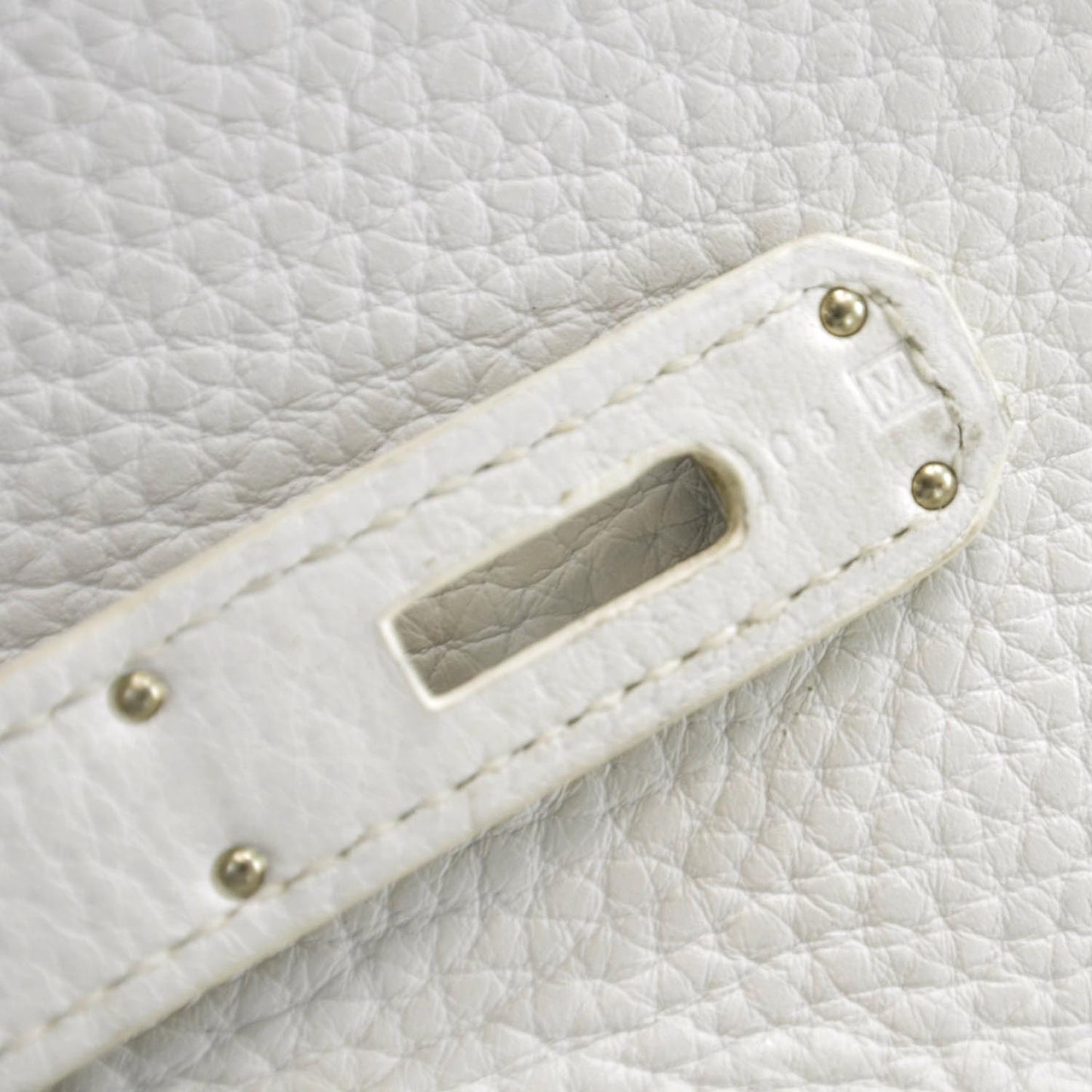 Taurillon Clemence Birkin 35 White