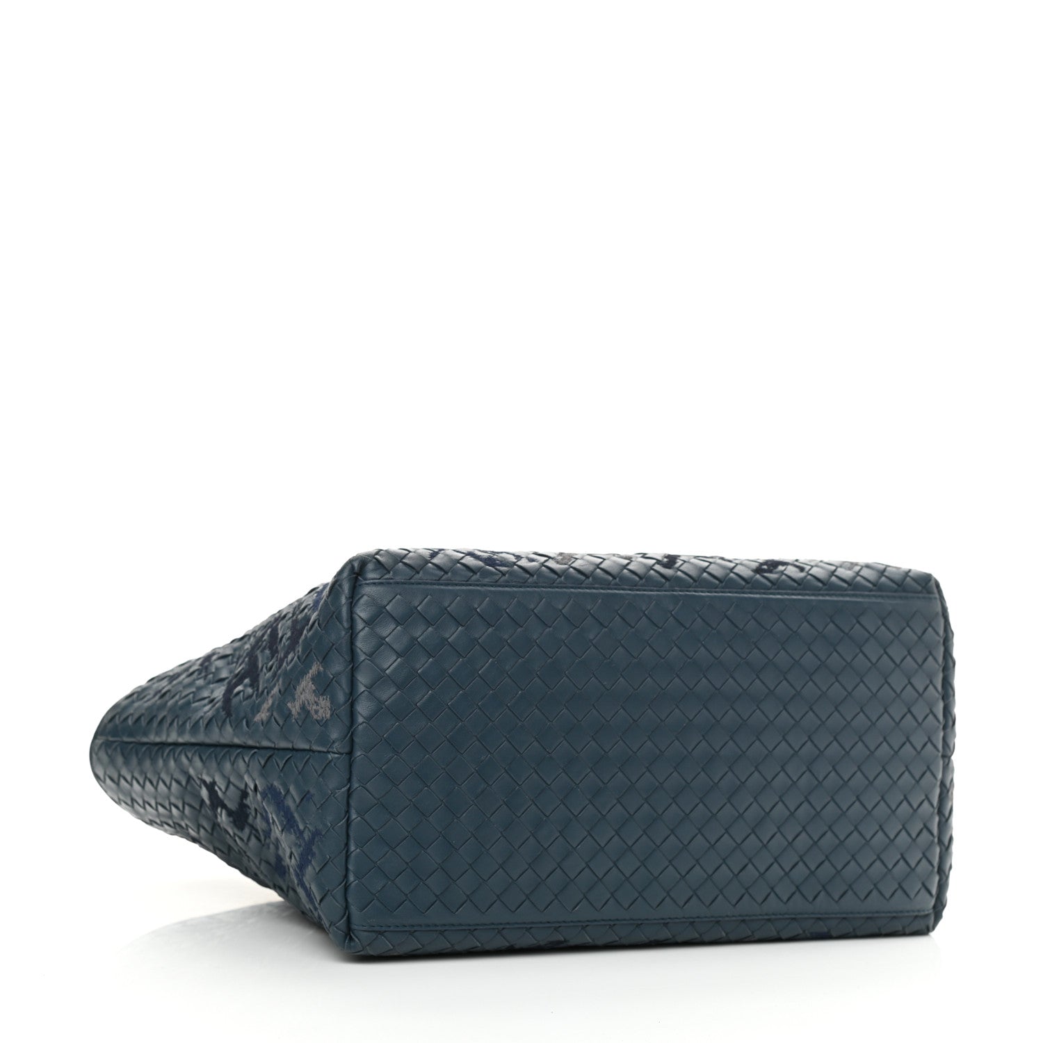 Bottega Veneta Nappa Intrecciato Graffiato Medium Tote Petrol 3 of 12