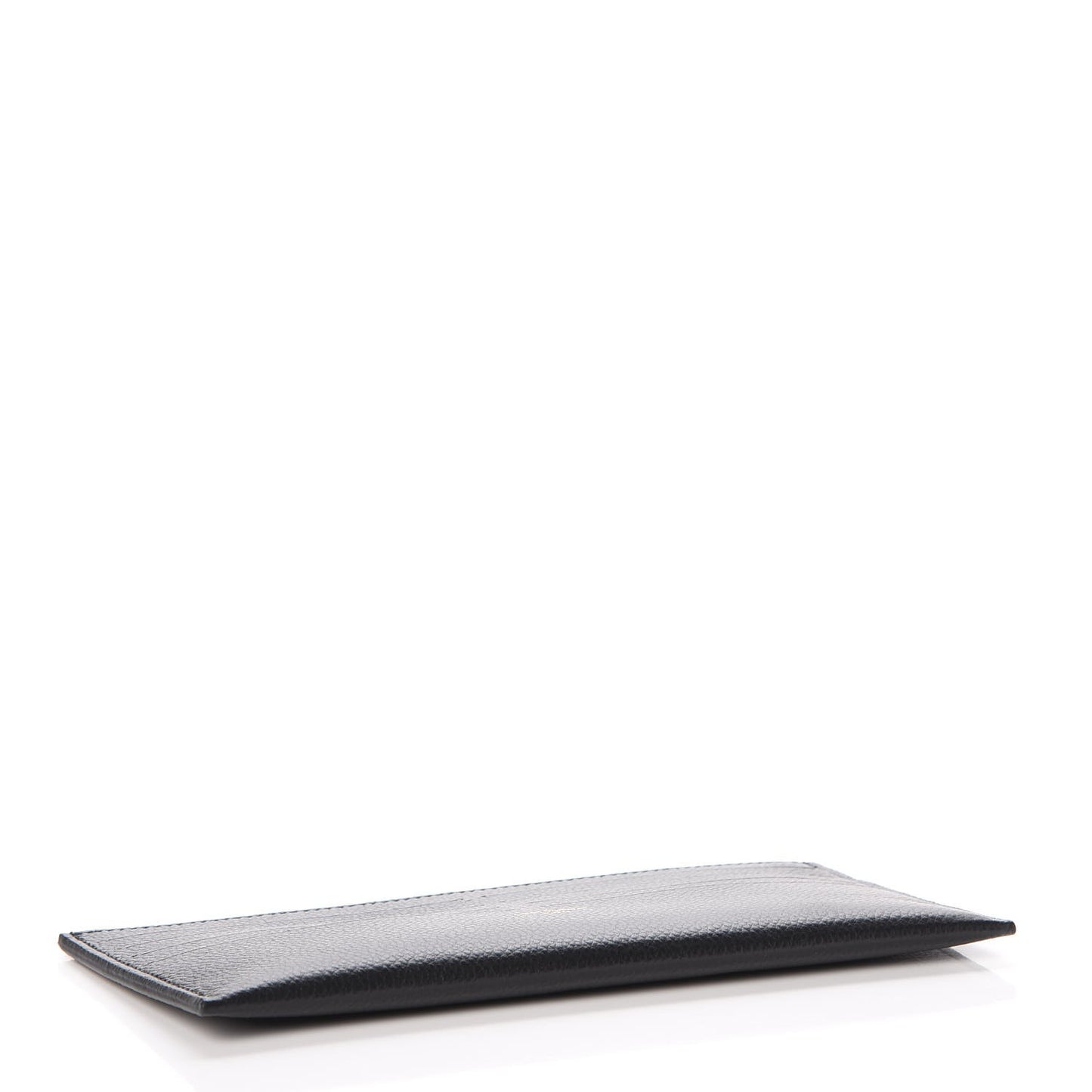 Calfskin Felicie Chain Wallet Card Holder Insert Black