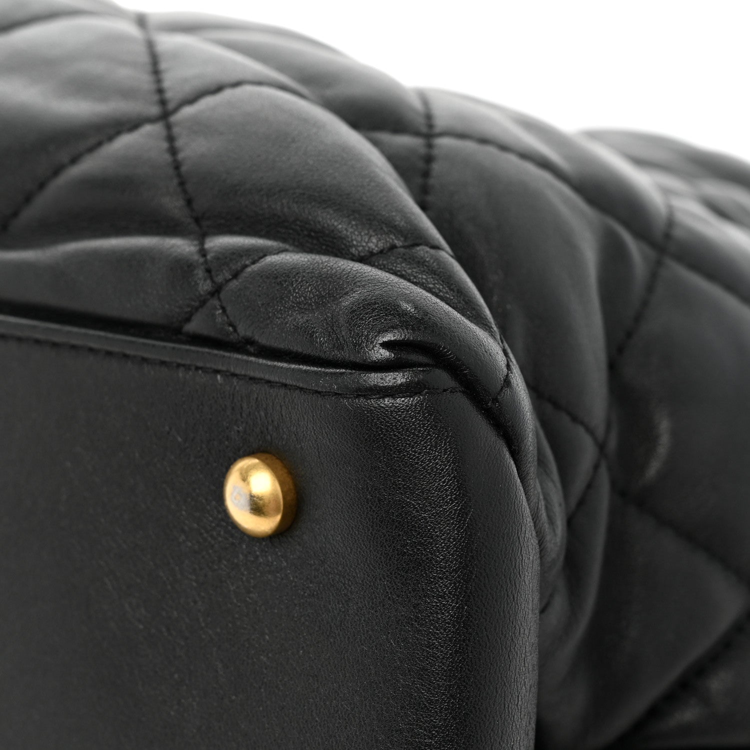Chanel Calfskin Quilted Large Soft Elegance Tote Black 18 of 25