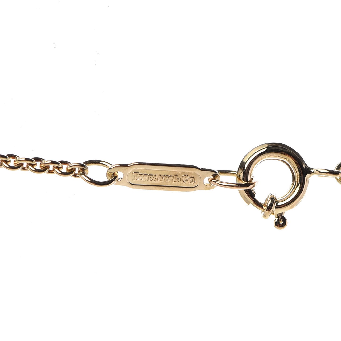 18K Yellow Gold X Pendant Necklace
