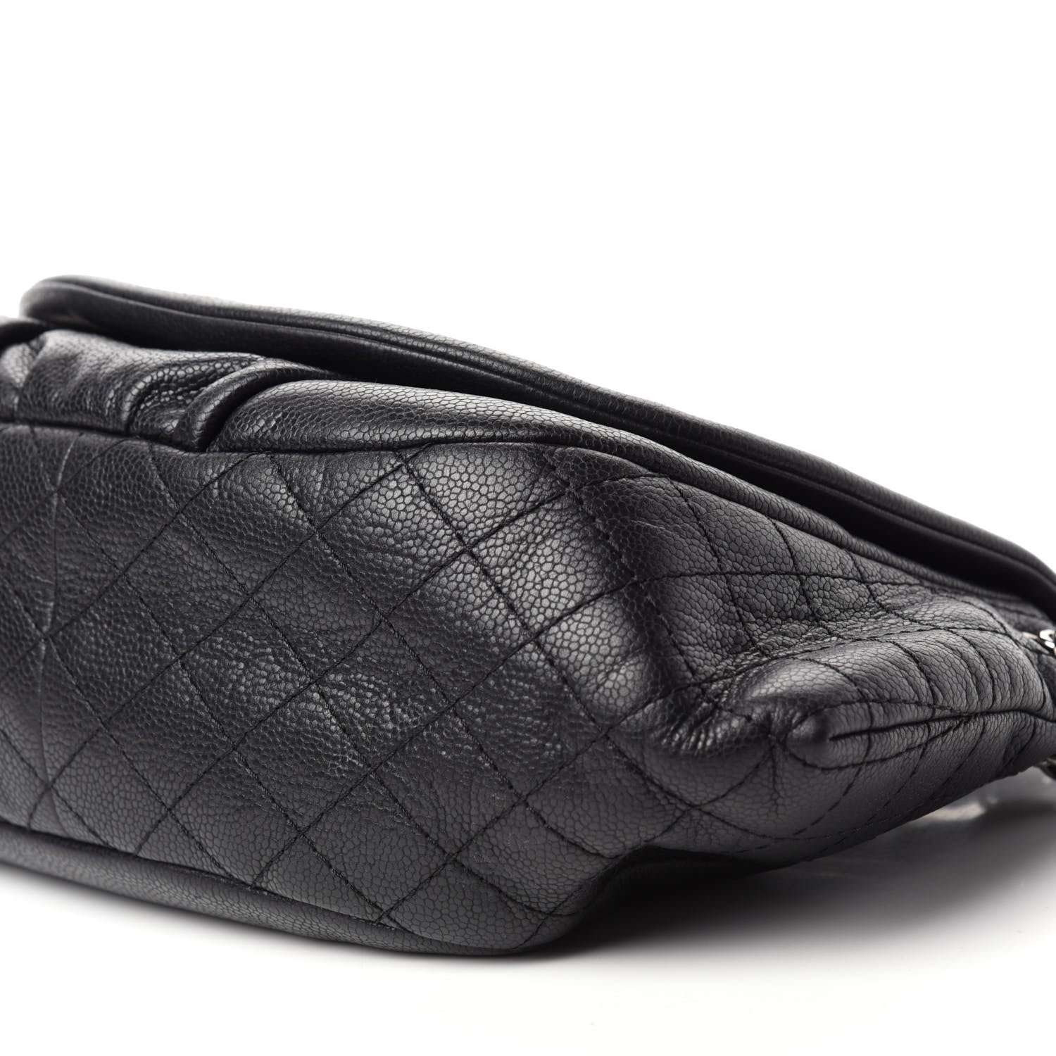 Chanel Caviar Half Moon Large Flap Black 7 of 10