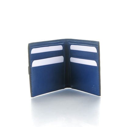 Gucci Monogram GG Supreme Bi-Fold Wallet Blue 5 of 7