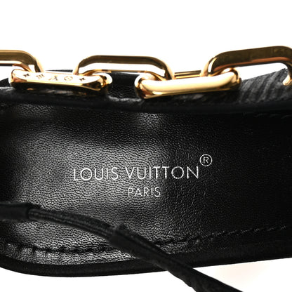 Louis Vuitton Satin Sparkle Slingback Pumps 39 Black 8 of 9