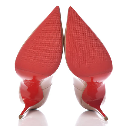 Christian Louboutin Patent So Kate 120 Pumps 40 Nude 7 of 12