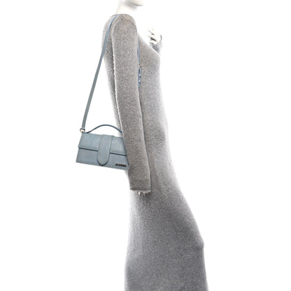 Jacquemus Calfskin Lizard Embossed Le Grand Bambino Light Blue 2 of 12