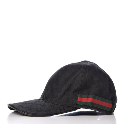 Gucci Monogram Web Baseball Hat L Black 3 of 6