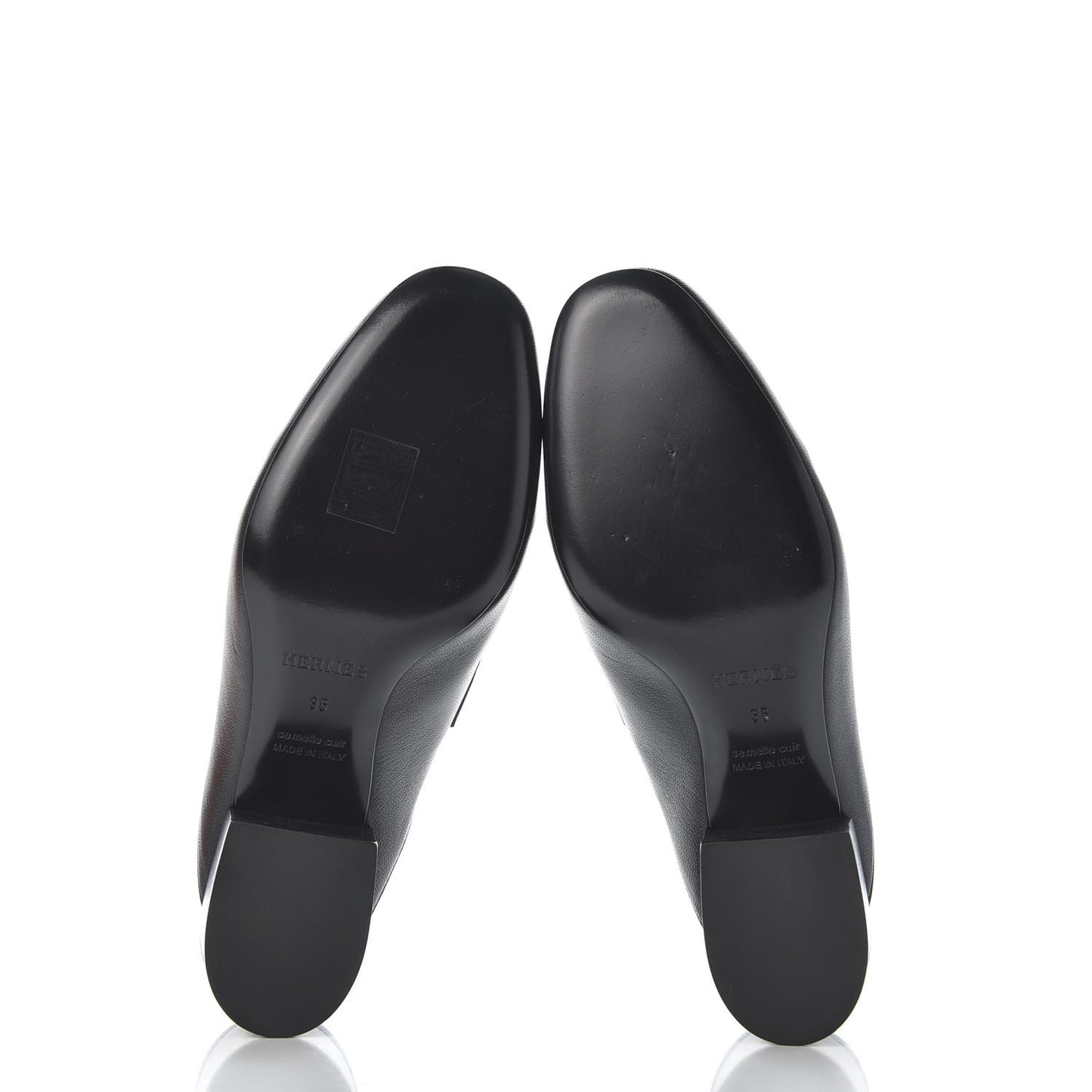 Goatskin Paradis Mules 35 Black