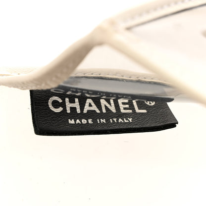 Chanel Lambskin Vinyl Large Naked Flap Silver 6 of 10